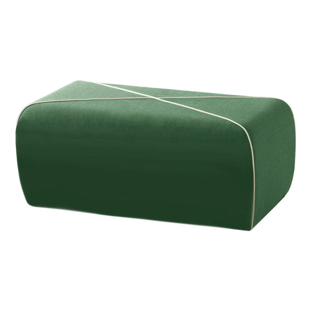 Crossed Pouf - Rectangle - Designers Cove
