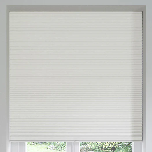 Oslo Whisper White Pleated Blinds - Designers Cove