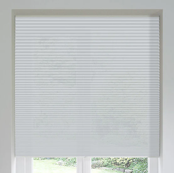 Tokyo Dove Grey Pleated Blinds - Designers Cove