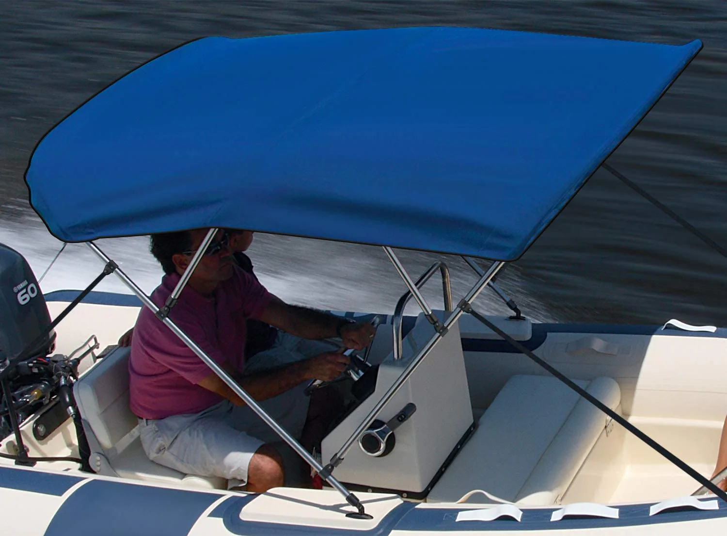 Replacement Canvas Cover for 3 Bow and 4 Bow Bimini Top (Canvas Cover Only Without Frame) - Designers Cove