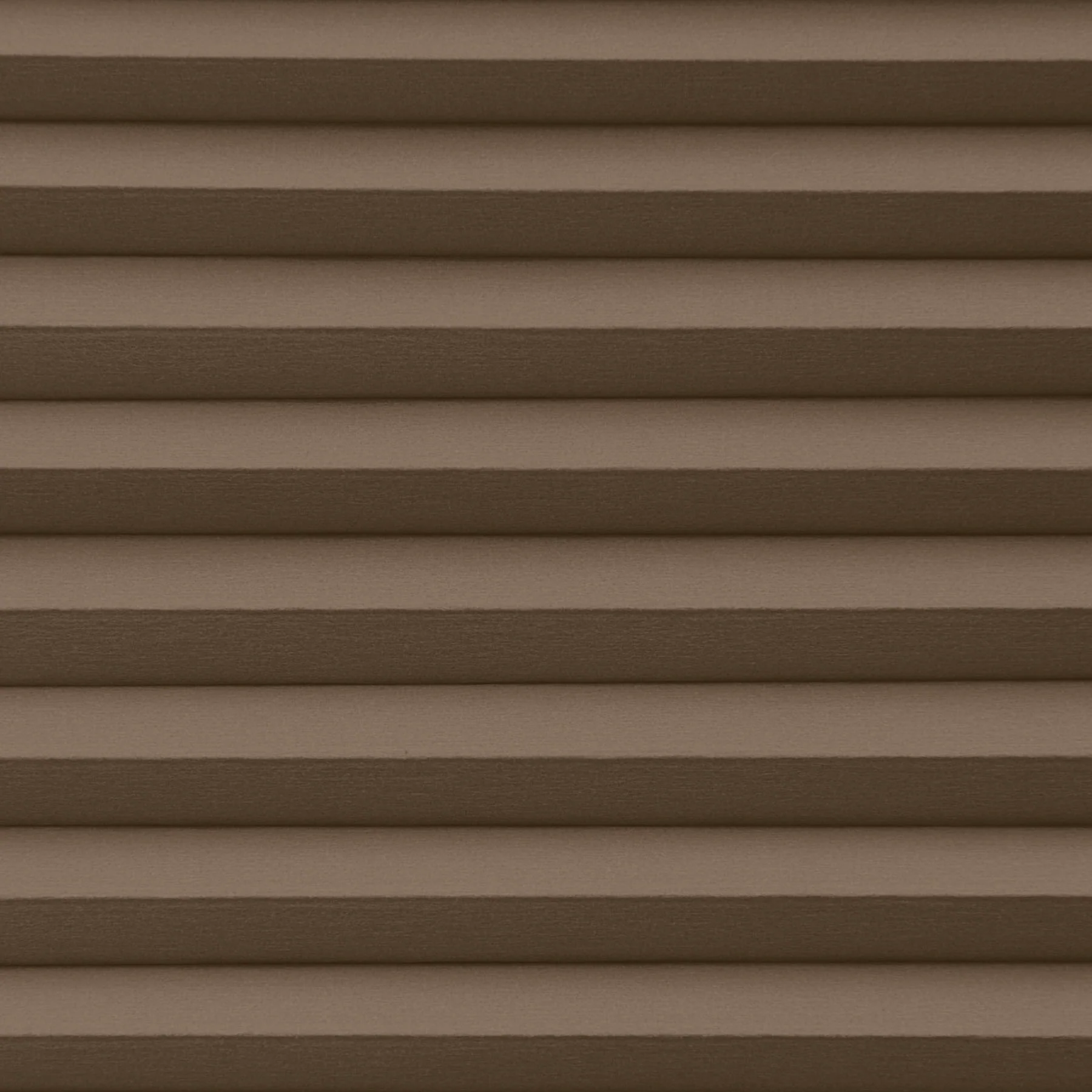 Saint Lucia Truffle Brown Pleated Blinds - Designers Cove