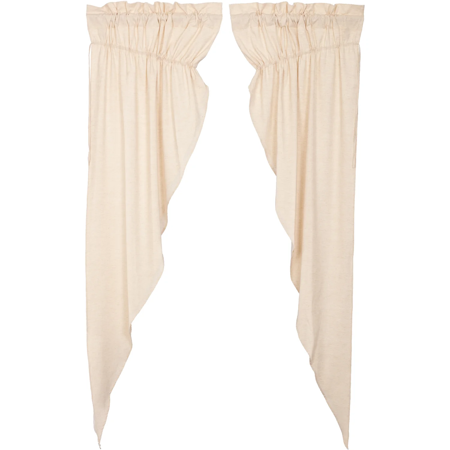 Simple Life Flax Natural Prairie Long Panel Set of 2 84x36x18 - Designers Cove