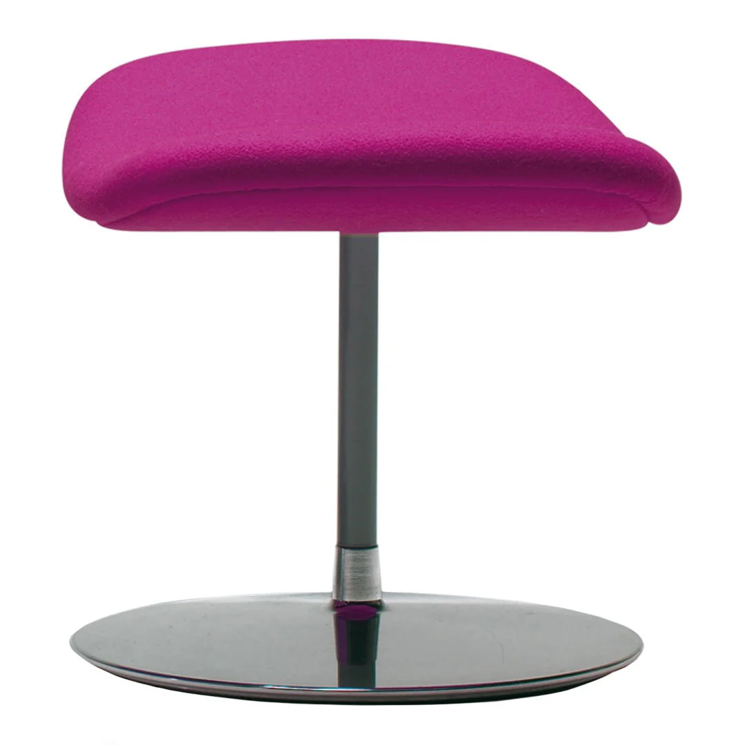 Tulip Lounge Footstool - Disc Base - Designers Cove