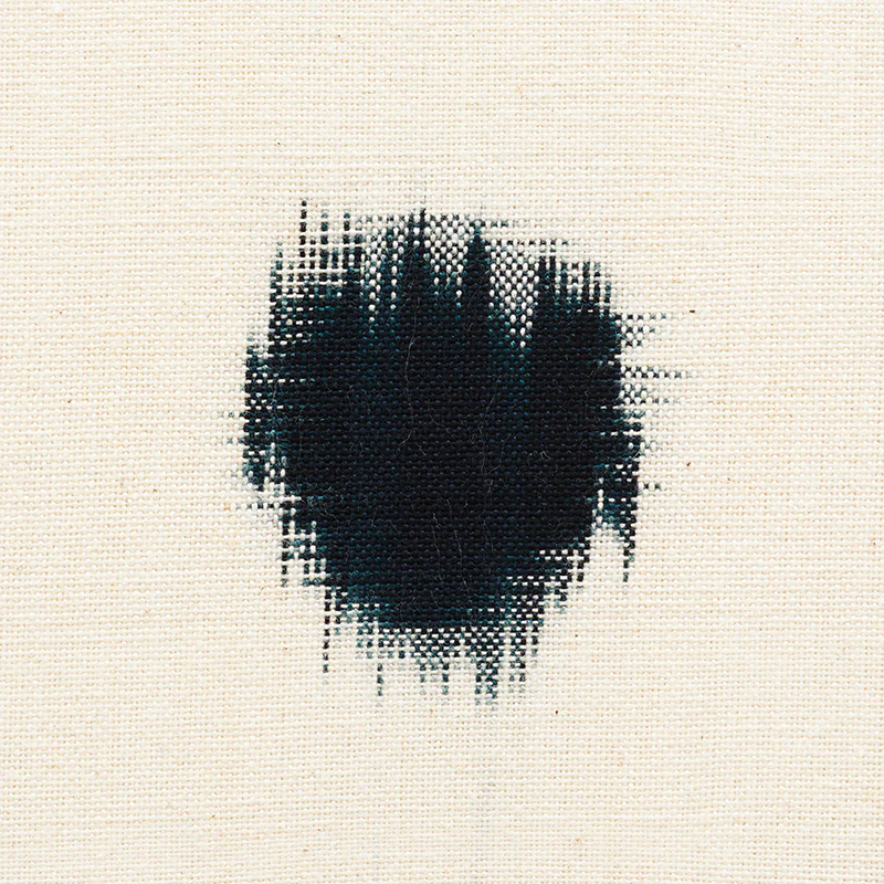 Sakuru Ikat - Black - Schumacher 72342 -Fabric - Designers Cove