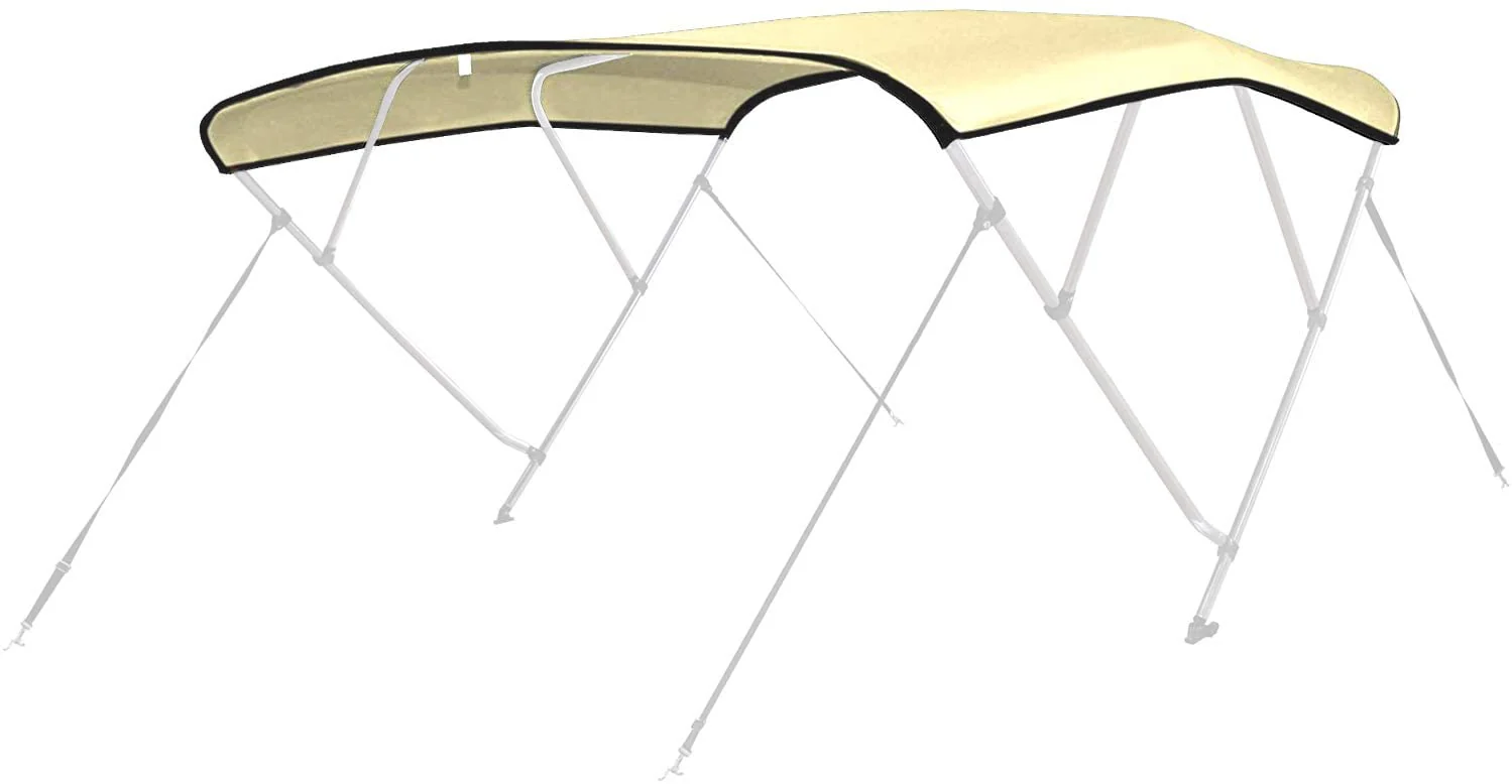Replacement Canvas Cover for 3 Bow and 4 Bow Bimini Top (Canvas Cover Only Without Frame) - Designers Cove