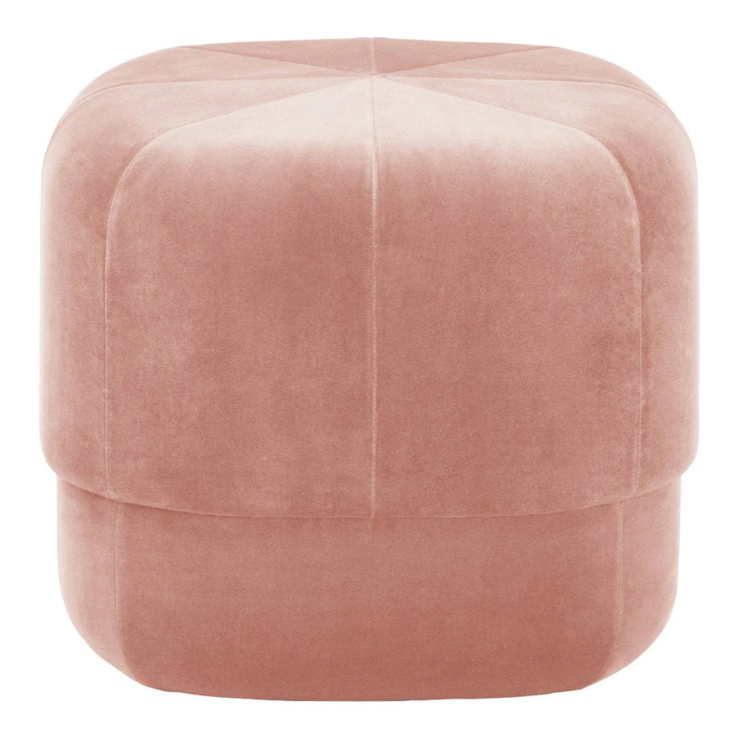 Circus Pouf in Velour - Designers Cove