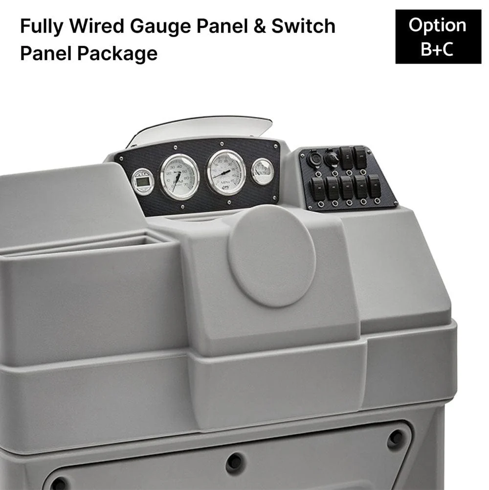 DeckMate Large Pontoon Console - Complete Helm Package - Designers Cove