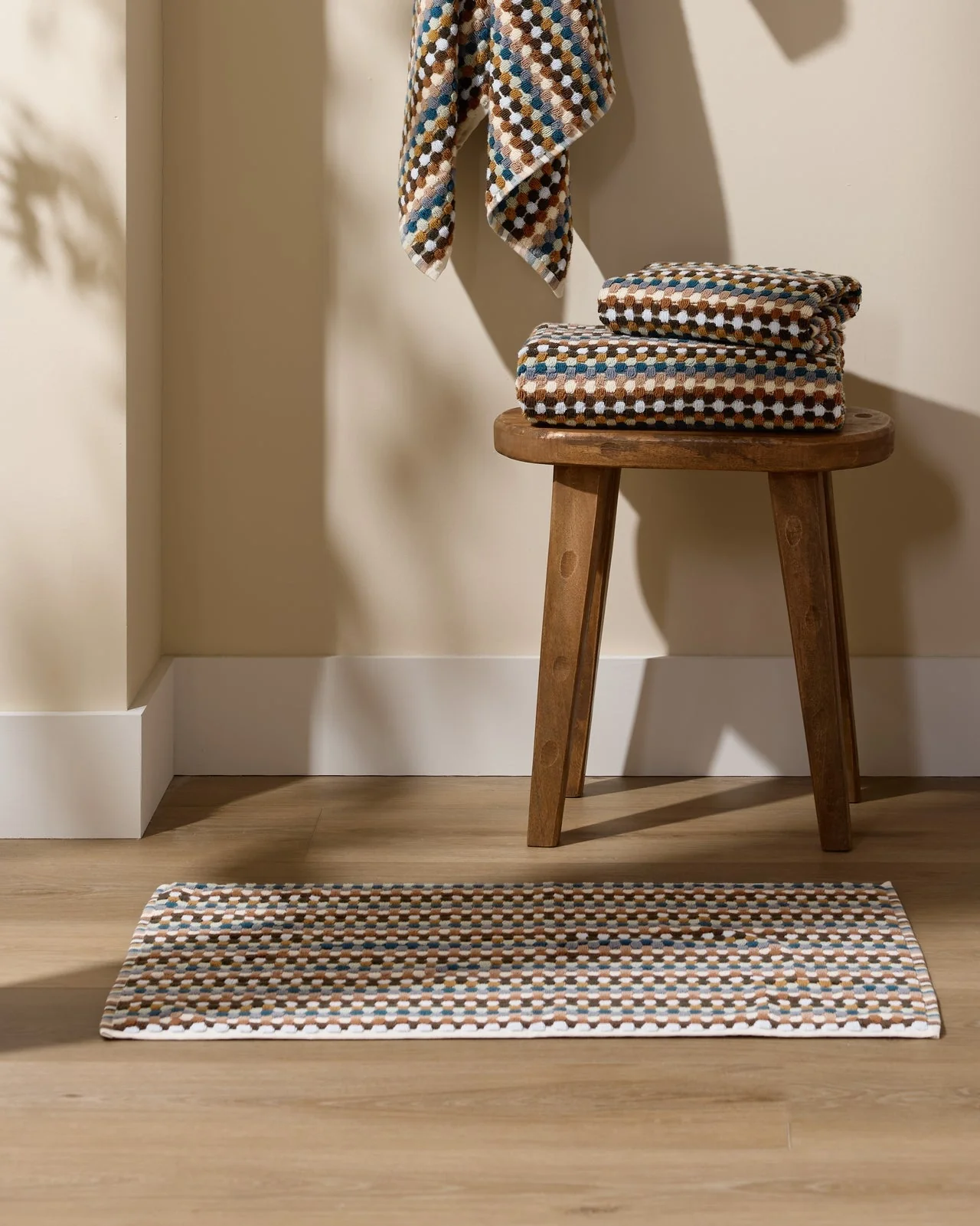 Organic Mosaic Tub Mat (Multi) - Designers Cove