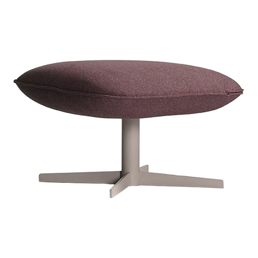 Kalm Footstool - Cross Base - Designers Cove