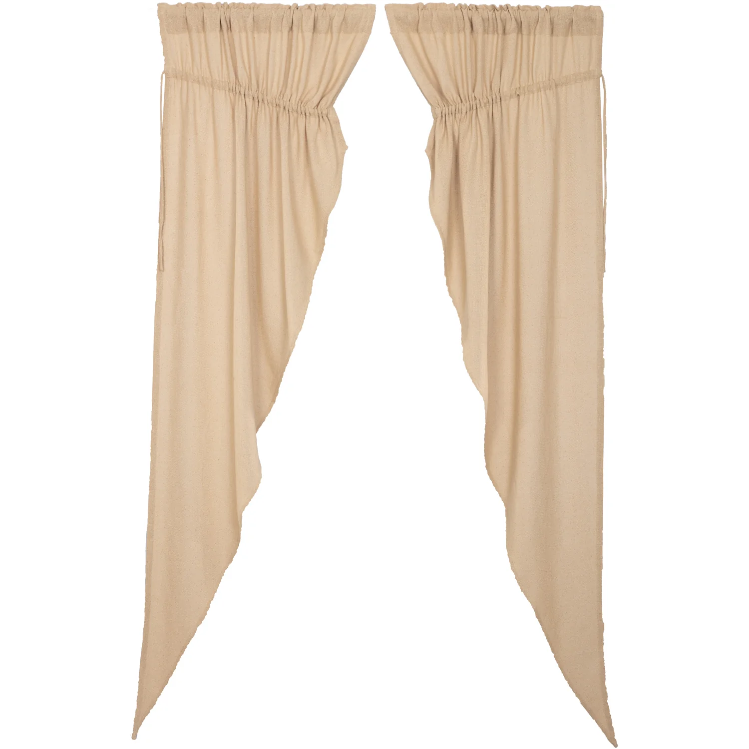 Burlap Vintage Prairie Long Panel Set 84×36×18 - Designers Cove