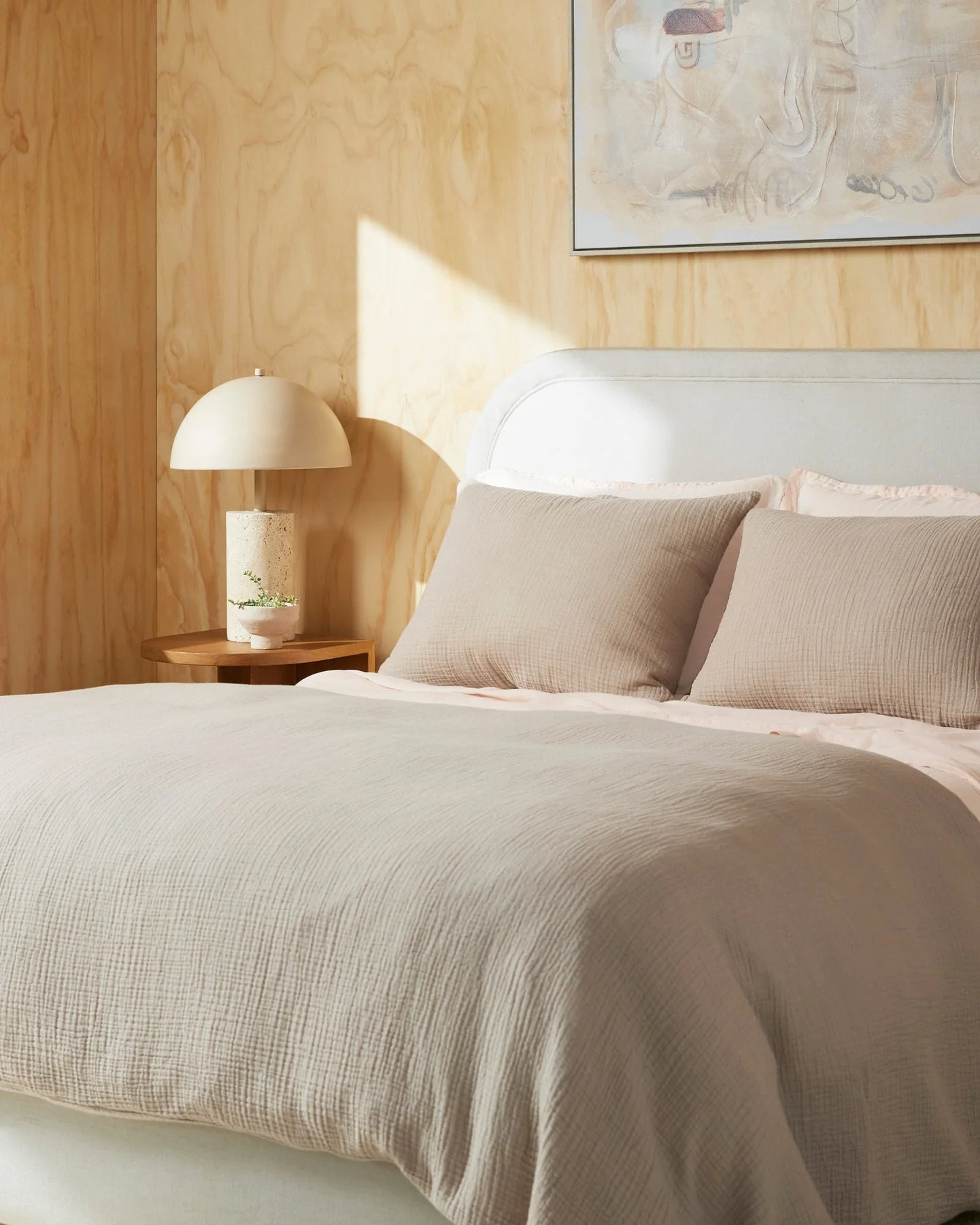 Organic Cloud Cotton Duvet Cover Set - FINAL SALE (Natural) - Designers Cove