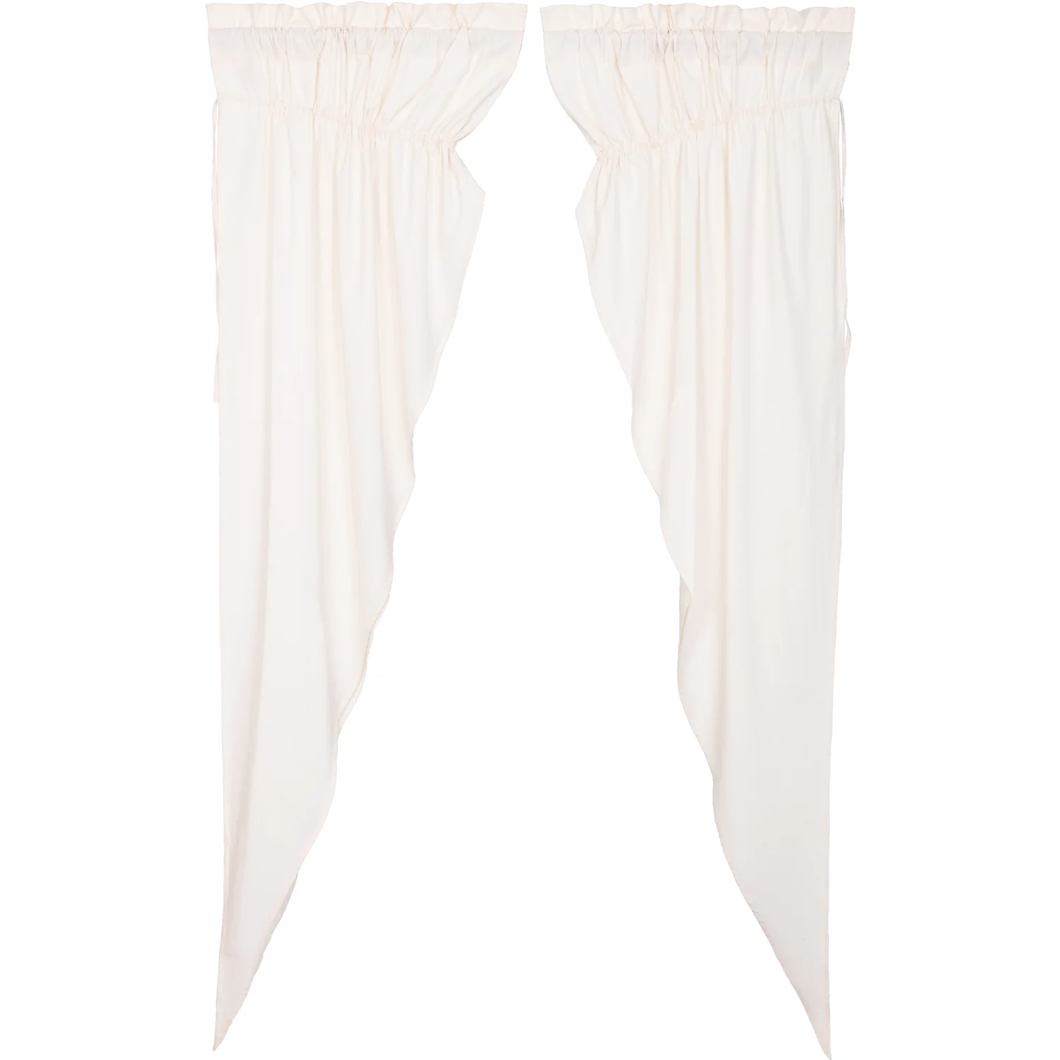 Simple Life Flax Antique White Prairie Long Panel Set of 2 84x36x18 - Designers Cove