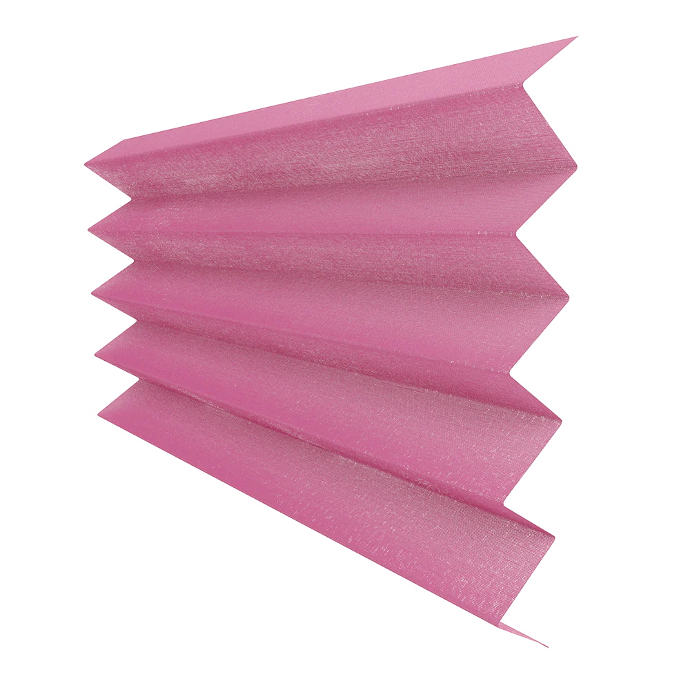 Perfect Fit Bonn Orchid Pink Pleated Blinds - Designers Cove
