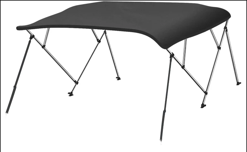 Replacement Canvas Cover for 3 Bow and 4 Bow Bimini Top (Canvas Cover Only Without Frame) - Designers Cove