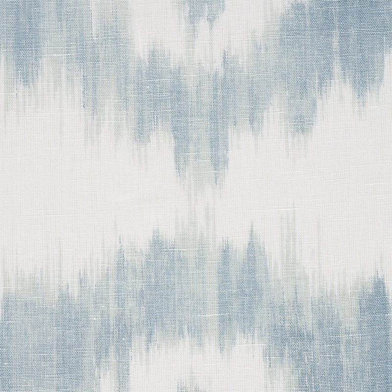 Madaket Ikat - Sky - Schumacher 177821 -Fabric - Designers Cove