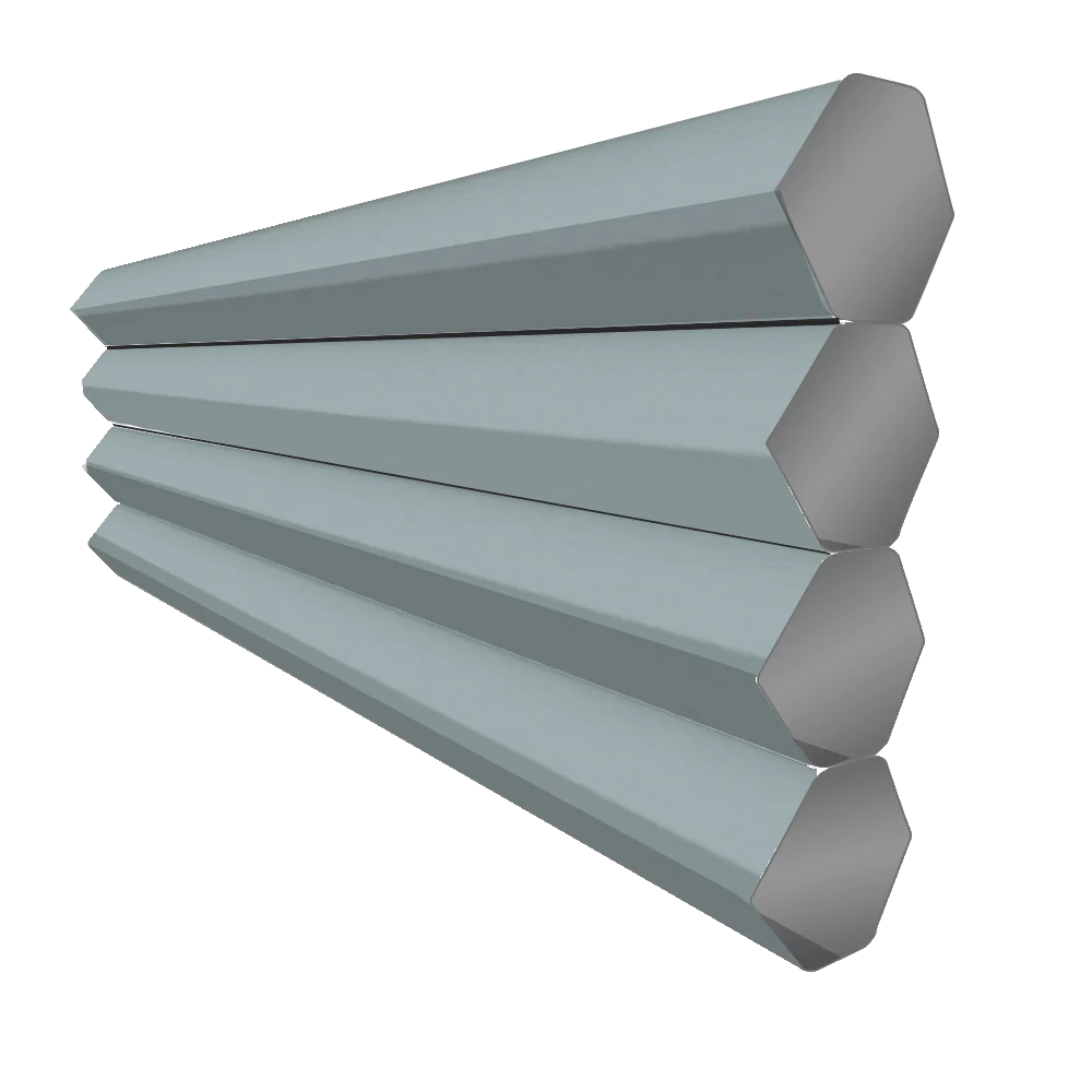 Tokyo Blackout Duck Egg Pleated Blinds - Designers Cove
