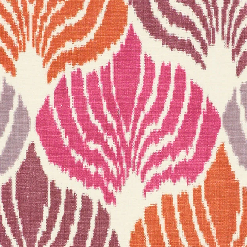 Kimono Ikat - Berry - Schumacher 72590 -Fabric - Designers Cove