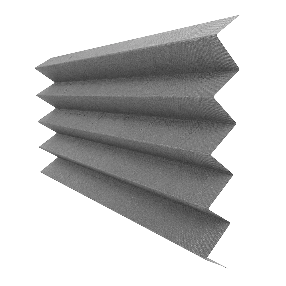 Mykonos Twilight Black Pleated Blinds - Designers Cove