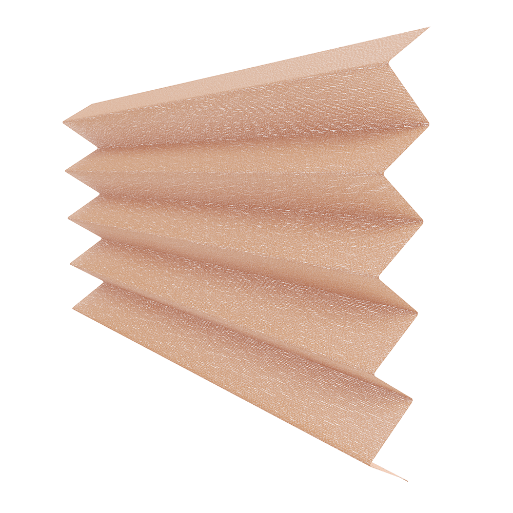 Bern Orange Terra Pleated Blinds - Designers Cove