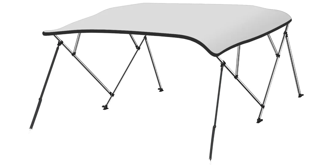 Replacement Canvas Cover for 3 Bow and 4 Bow Bimini Top (Canvas Cover Only Without Frame) - Designers Cove
