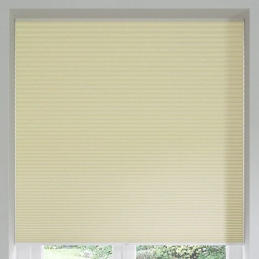 Sydney Parchment Beige Pleated Blinds - Designers Cove