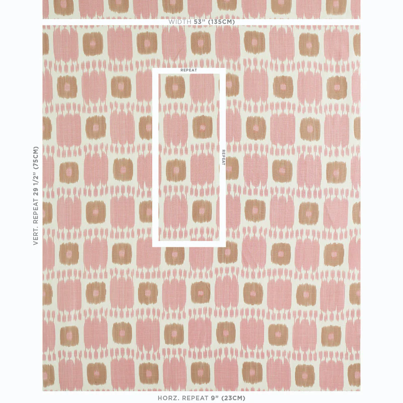 Kandira - Pink - Schumacher 174406 Fabric - Designers Cove