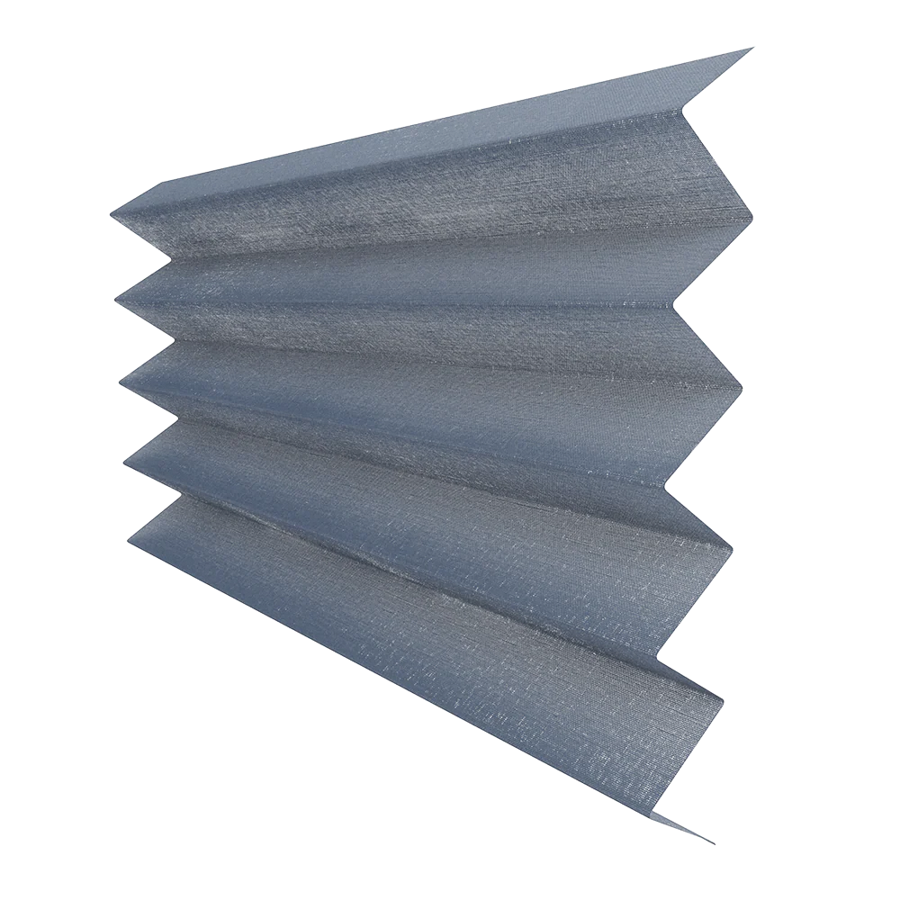 Bonn Pacific Blue Pleated Blinds - Designers Cove