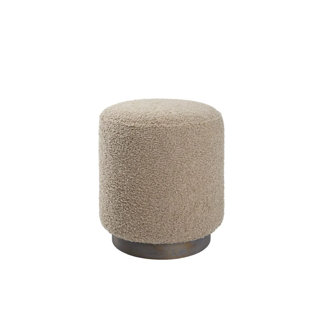 AVILA OTTOMAN IN LATTE - Designers Cove