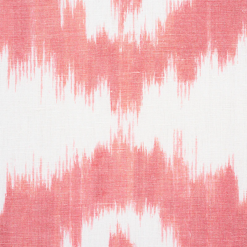Madaket Ikat - Rose - Schumacher 177822 -Fabric - Designers Cove