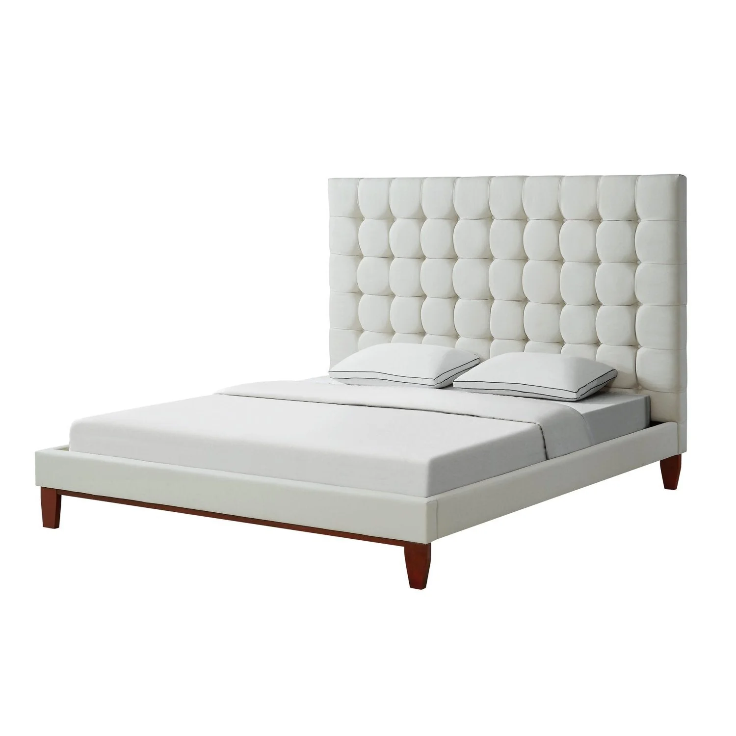 Bond Linen Button Tufted Bedframe - Designers Cove