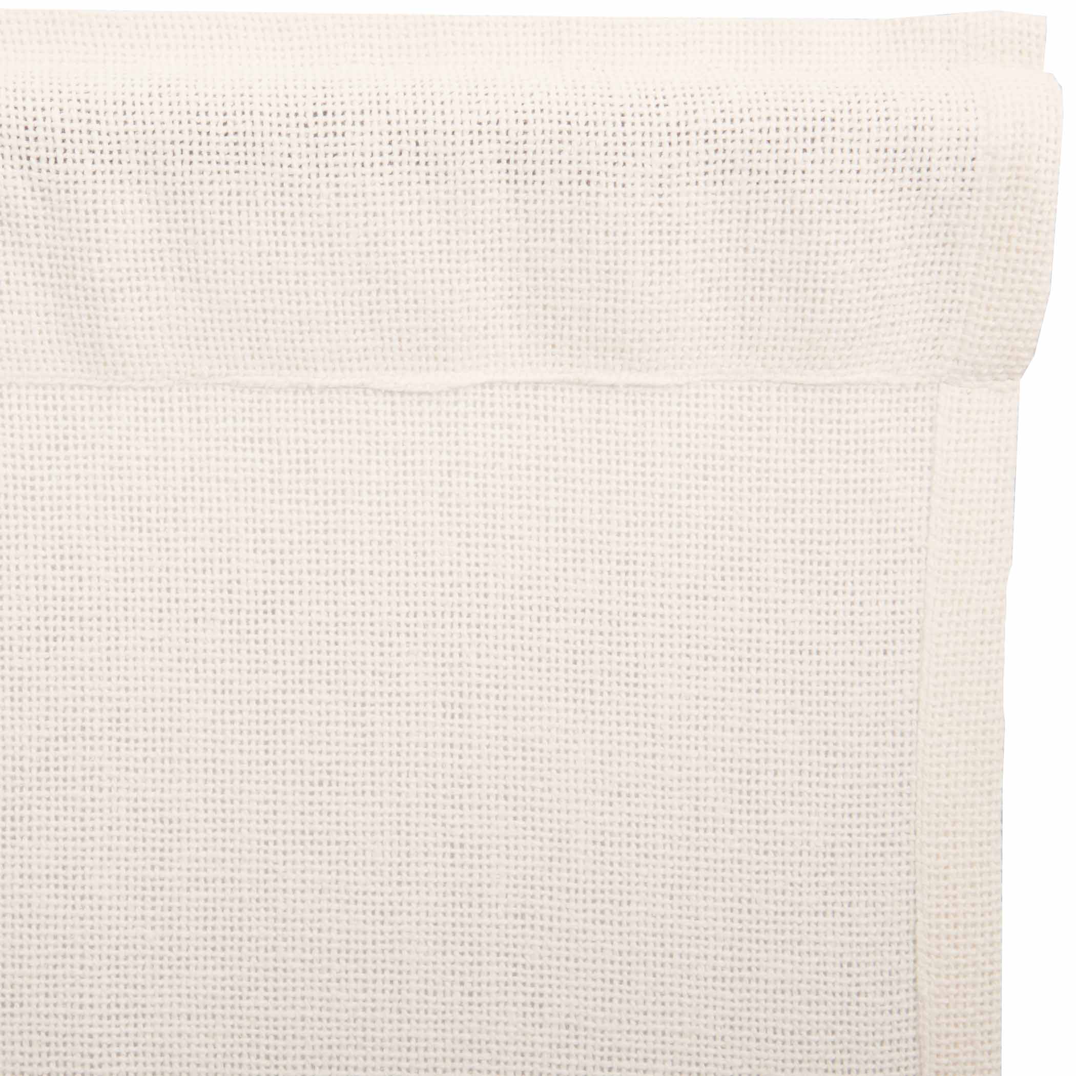 Burlap Antique White Prairie Long Panel Set of 2 84x36x18 - Designers Cove